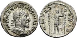 Ancient Coins - Maximinus I AR Denarius. Rome, AD 236.