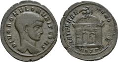 Ancient Coins - DIVUS ROMULUS (Died 309). Follis. Ostia.