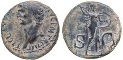 Ancient Coins - The Roman Empire. Claudius I, AD 41-54. Æ As (10.15 gr). Rome, ca. AD 41-42.