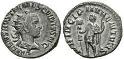 Ancient Coins - HOSTILIAN. Antoninianus. (Ar. 2.93g / 20mm). 251 AD Rome. (RIC 182).