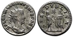 Ancient Coins - Saloninus. As Caesar, A.D. 255-259. BI antoninianus. Samosata, under Gallienus and Valerian I, A.D. 256-260.