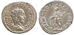 Ancient Coins - Herennius Etruscus, as Caesar, AR Antoninianus. Rome, AD 250-251.