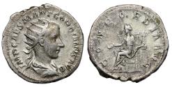 Ancient Coins - Gordian III, AR Antoninianus, Rome, struck AD 240.