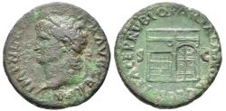 Ancient Coins - The Roman Empire. The Julio-Claudians, 27 BC to 69 AD. Nero, 54-68 AD. Æ As (10.46 g). Rome mint, struck 66 AD.