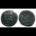 Ancient Coins - Roman republic - Janus Head As anchor series! (F2695)