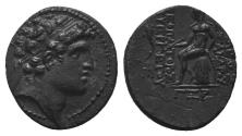 Ancient Coins - SELEUKID EMPIRE. Alexander I Balas. 152-145 BC. AR Drachm. Antioch on the Orontes mint. Dated SE 163 (150/49 BC).