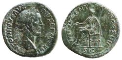 Ancient Coins - ANTONINUS PIUS (138-161). Sestertius. Rome.