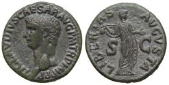 Ancient Coins - Claudius I Æ As. Rome, circa AD 50-54.