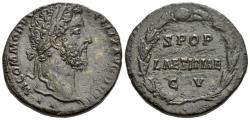 Ancient Coins - The Roman Imperial. Commodus, AD 177-192. Æ Sestertius (15,40g). Rome, struck circa AD 186.