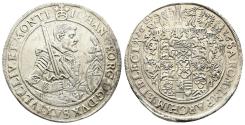 World Coins - GERMANY, Sachsen (Duchy & Electorate [Albertine line]). Johann Georg I. Elector, 1611-1656. AR Taler (27,64 g). Dresden mint; mm: crossed hooks. Dated 1626 HI.