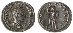 Ancient Coins - Gordian III AR Antoninianus. 241-243. Rome