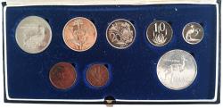 Ancient Coins - South Africa 1984 Coin set 1c to 1 Rand (2) Proof in the original SAM case