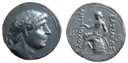 Ancient Coins - SELEUCID KINGDOM. Antiochus I Soter (281-261 BC). AR tetradrachm (29 mm, 16.73 g). Seleucia on the Tigris.