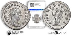 Ancient Coins - CCG Certified! PHILIP II. (244-247). Antoninianus. Antioch.