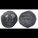 Ancient Coins - Augustus - with Divus Julius Caesar and Agrippa, very rare and historicaly important issue (JUN2652)