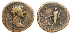 Ancient Coins - Trajan. AD 98-117. Æ Dupondius (27mm, 12.72 g). Rome mint. Struck circa AD 112-113.
