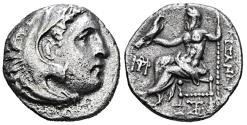 Ancient Coins - The Greek. King of Macedonia. Alexander III 'the Great', 336-323 BC. AR Drachm (3.90g), Abydus mint, 310-301 BC.