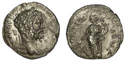 Ancient Coins - Septimius Severus AR Denarius 194-195 AD. Emisa