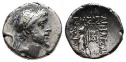 Ancient Coins - KINGS OF CAPPADOCIA. Ariobarzanes III Eusebes Philoromaios, 52-42 BC. Drachm (AR 15 mm, 3,84 g), Eusebeia-Mazaka