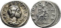 Ancient Coins - Julia Maesa, Augusta, 218-224/5. Denarius (Silver, 20 mm, 3.08 g), Rome.