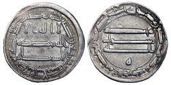 World Coins - ABBASID CALIPHATE Al-Rashid (786-809) AR Dirham AH 192 (807-808 AD) Madinat Al-Salam (Bagdad)