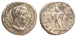Ancient Coins - Macrinus AR Denarius. Rome, AD 217-8.