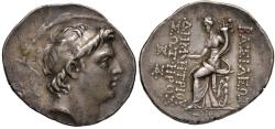 Ancient Coins - SELEUKID KINGS of SYRIA. Demetrios I. 162-150 BC. AR Tetradrachm (16.65 g). Antioch mint. Dated year 161 (152/1 BC).