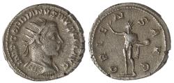 Ancient Coins - Gordian III AR Antoninianus 242-244. Antioch