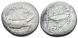 Ancient Coins - Roman Imperatorial. The Triumvirs. Mark Antony. AR Legionary Denarius (3.44 g), minted at Patrae (?), Autumn 32 - Spring 31 BC.