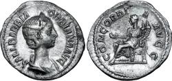 Ancient Coins - Sallustia Orbiana (wife of S. Alexander) AR Antoninianus. Rome, AD 225.
