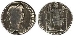 Ancient Coins - Gratian AR Siliqua Clipped