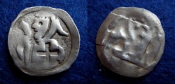World Coins - GERMANY – BAVARIA – MUNICH – RUDOLPH I. – Pfennig – Good VF!