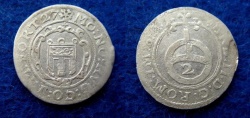 World Coins - MONTFORT – HUGI IV – 2 KREUZER – 1627