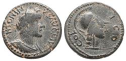 Ancient Coins - ANTONINUS PIUS - AE – ICONIUM – HEAD of ATHENA – VF!