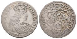 World Coins - POLAND – JOHANN KASIMIR – 6 GRÖSCHER – 1662 AT – KRAKAU – V!