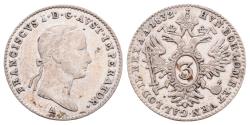World Coins - AUSTRIA – FRANZ I. – 3 KREUZER 1832 A – VIENNA!