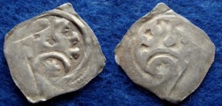 World Coins - AUSTRIA – OTTOKAR II 1260-1276 – Pfennig – GRAZ – CNA D22 – Near VF!