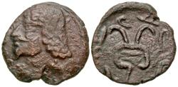 Ancient Coins - Sogdiana, Principality of Chach. Unknown ruler. Ca. 3rd-4th Cent. A.D AE 20