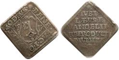 World Coins - German States: Worms. Klippe Silver Medal, 1617. On the 100th anniversary of the Reformation.