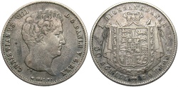 World Coins - Denmark. Christian VIII. 1847-FK VS. 1 rigsbankdaler. Choice VF.