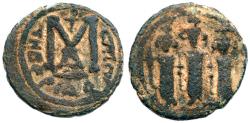 Ancient Coins - Arab-Byzantine. Palestine. Æ Fals (20 mm), Tiberias (Tabariya), after AD 685.