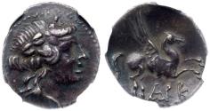 Ancient Coins - Korkyra, Korkyra. Roman Administration. Silver Didrachm (4.59 g), ca. 229-48 BC