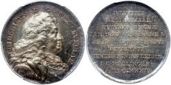 World Coins - Sweden. Fredrik I (1720-1751). Silver Medal, 1734. 33 mm. From the Regents of Sweden series. By Johann Carl Hedlinger.
