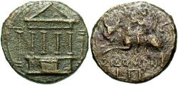 Ancient Coins - Phoenicia, Sidon. Autonomous issue. 46 B.C.-A.D. 67. Æ 19 mm. Year 103 (9/8 B.C.). VF.