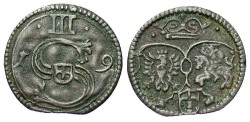 World Coins - Poland. Sigismund III. 1619. Trseciak. Toned VF.