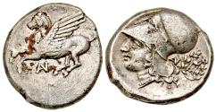 Ancient Coins - Akarnania, Anaktorion. ca. 320-280 B.C. AR stater. Corinthian style stater.