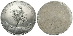 World Coins - Yugoslavia. 1717. 28 mm Medal (trial strike). Battle of Belgrade. EF.