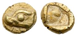 Ancient Coins - Ionia. Phokaia. Electrum 1/24 Stater (0.55 g), ca. 625/0-522 BC.