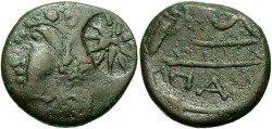 Ancient Coins - Thrace, Pantikapaion. Ca. 265-245 B.C. Æ 22 mm. VF.