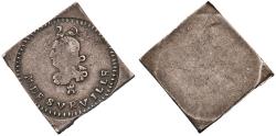 World Coins - Tournai, under France. Siege of Tournai, 1709. War of the Spanish Succession. Silver 20 Stuivers.6.92 g. Uniface.
